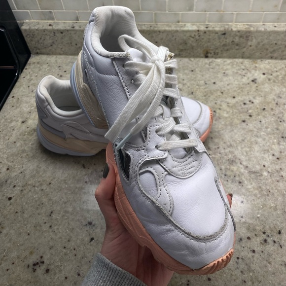 Adidas falcon white women’s running shoes - Picture 2 of 10